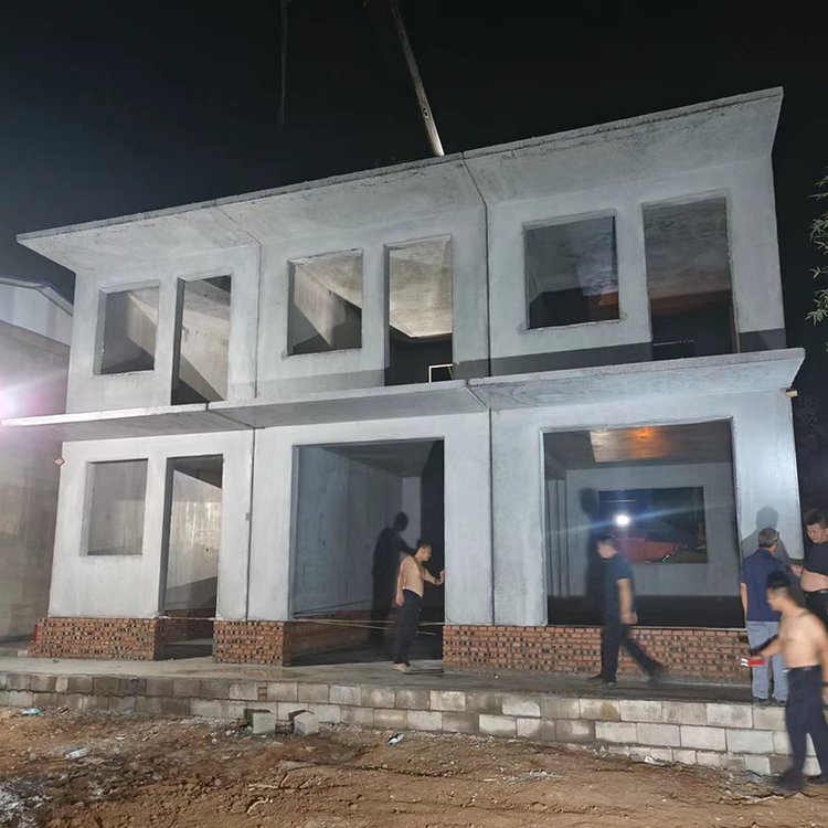 批發水泥房成品混凝土預制房農村自建房裝配式房屋集裝箱房鋼結構 -